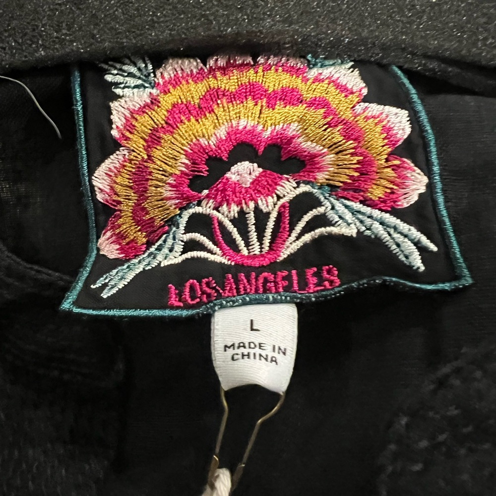 Johnny Was "Maisie" top with floral and tiger embroidery - Sz. L - Picture 11 of 11